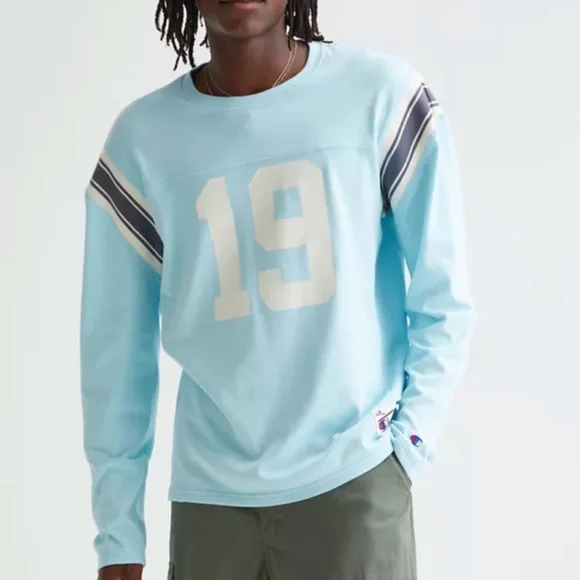 CHAMPIOM Heavyweight Heritage Football Tee - (L) NWT - Picture 1 of 14